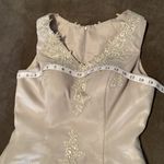 Women’s Gray Chiffon Dress Zip Back Party Mother of the Bride Size 10 **READ Gray Photo 6