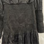 Farm Rio  Black Heart Cutout Satin Dress XS Photo 3