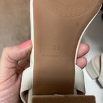 None Elegant Cream Women's block Sandals 7.5 Photo 9