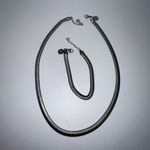 Purelei German made Snake Chain Necklace and Bracelet set. Brand new Silver Photo 5