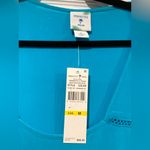 NWT Perfectly Palm Size M Turquoise Pom Pom Sleeve Pullover Sundress Coverup Blue Size M Photo 2