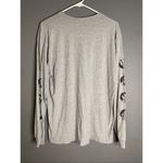 Disney Minnie Mouse Shirt Womens Grey Long Sleeve  Crew Neck Pullover Large Photo 4