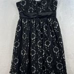 Forever 21 Y2K Vintage Strapless Mini Dress Small Black Lace Goth Fairy Grunge Whimsigoth Photo 1