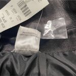 Cache NEW  Size 8 Black Pencil Skirt Leather Photo 4