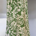 Umgee Tropical Floral Print Green Size Large Wide Leg Flare Flowy Pants NWT Photo 0