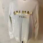 Balmain #317  PARIS Gold Foil Sweatshirt Photo 3