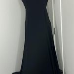 Show Me Your Mumu X-Large Black Tank V-Neck Maxi Crepe Formal Dress Photo 2