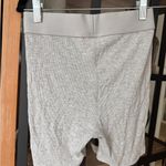 Comfrt ribbed contour boxer shorts high rise lounge slate embroidered logo Gray Photo 3