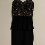 Sue Wong NWT Nocturne Black and Brown Beaded Cocktail Dress size 0 Photo 0