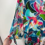 La Blanca Floral Romper Medium Cover Up Resort Colorful Tropical Lightweight Photo 3