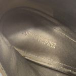 Pour La Victoire  Vika Snakeskin Lace-Up Peep Toe Booties Heels Sz 8 Stiletto Photo 7