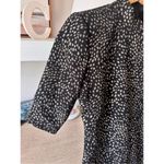 Alice + Olivia NWT Inka Strong-Shoulder Mockneck Dress Size 2 Photo 2