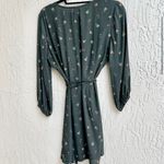 Skylar + Madison Skylar Madison Puff Sleeve Floral Wrap Mini Dress Women's Size Small Photo 1