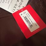 SPANXshape Faux Leather Patent Leggings - Ruby Red Burgundy NEW S petite Photo 7