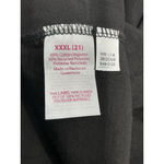 Womans NOBO XXXL 21 Black Crew Neck Long Sleeve T Shirt Size 3X Photo 3