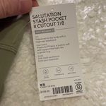 Athleta Salutation Stash Pocket II Cutout 7/8 Tight Mountain Olive XS NWT Photo 4