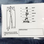 Vigoss  Women The Dallas Straight Leg Jeans Size 29 Low Rise Y2K Cowgirl Glam Photo 13