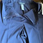 Sag Harbor NWTS Navy Blue Machine Washable Comfort Stretch Sz 12P Pleat… Photo 6