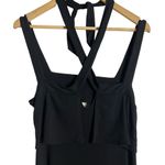 Go Couture  Black Strappy Halter Sleeveless Maxi Dress Size Large Photo 1