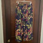 J.Jill smocked waist floral print cropped pants Photo 2