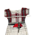 Launch by Susan Young abstract sailboat novelty 100% silk dress size XS Red Photo 8