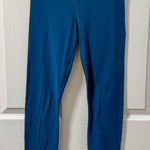 Athleta elation laser cut high rise 7/8 legging dark teal XS lightweight active Photo 0