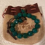 Neiman Marcus Love Heals Faceted Green Agate Bracelet Sold Out from with pouch Photo 9