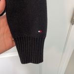 Tommy Hilfiger Women's Black Pullover Top quarter zip spell out logo Photo 5