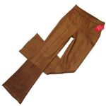 Spanx NWT 20323R Faux Suede Flare in Rich Caramel Seamed Pull-on Shaping XS x 33 Photo 0