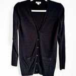 Old Navy Black Deep V Neck Cardigan Sweater sz XS Photo 0