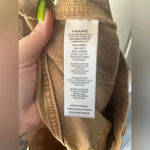 frame denim Frame Le Original High Waist Slim Straight Leg Crop Jeans Distressed Sand Tan 32 Photo 6