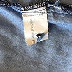 ZARA  Chambray Button Down Shirt Blue‎ Denim Look Top Size Medium Photo 7