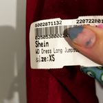 velvet jumpsuit Red Size XS Photo 2