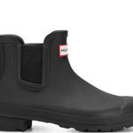 Hunter Boots New Women Original Insulate Black Round Toe Pull On Chelsea Size 10 Photo 0