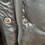 French Connection size XL Black Lightweight Down Puffer Coat Hooded Jacket Photo 8