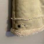 Joie  faux suede and Sherpa lined zip vest size small Photo 6