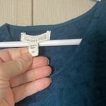 Garnet Hill Garnett hill textured teal dress size 6 open tie sleeve Photo 3