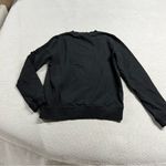 Love moschino  Lady Diamond Black Crewneck Graphic Print Cotton Sweatshirt Size 6 Photo 6