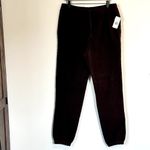 Good American NWT Coffee Brown Sherpa Boyfriend Sweatpant - Size 3 (L) Photo 1