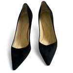 Kate Spade Black suede high heel pumps with red sole #glamour #partyshoes Photo 3