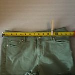 Loft Ann Taylor Green Denim Raw Hem Short 26 Boho Summer Classic Festival Casual Photo 4