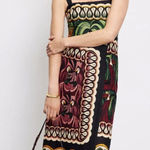 Farm Rio NWT Off-White Coconut Tree Flow Linen Ecovero Euroflax Midi Dress S Photo 0