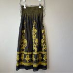 Anthropologie Womens Smocked Paisley Tube Dress OS Fairy Witchy Vamp Whimsigoth Yellow Size undefined Photo 5