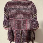 Maeve  Anthropologie Women's Size SP Lilyana Tiered Boho Tunic‎ Blouse Top Silk Photo 9