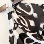 White House | Black Market Abstract Print Cowl Scoop Neck Sleeveless Top Small Photo 3