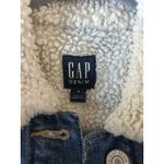 Gap  Sherpa Size Medium Denim Jacket Medium Wash NWT Photo 3