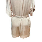 Overlover Cherokee Pink Powder Satin‎ Romper Playsuit Size XS Photo 8