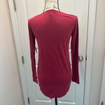 Gap Women's V-Neck Long Sleeve Top - Raspberry Photo 2