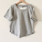 Stella McCartney Adidas By  Short Sleeve Sweatshirt Top in Light Gray Size XS Photo 0