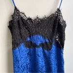 Victoria's Secret NWT Vintage Gold Label Silk Maxi Night Gown Black Lace Large Photo 1